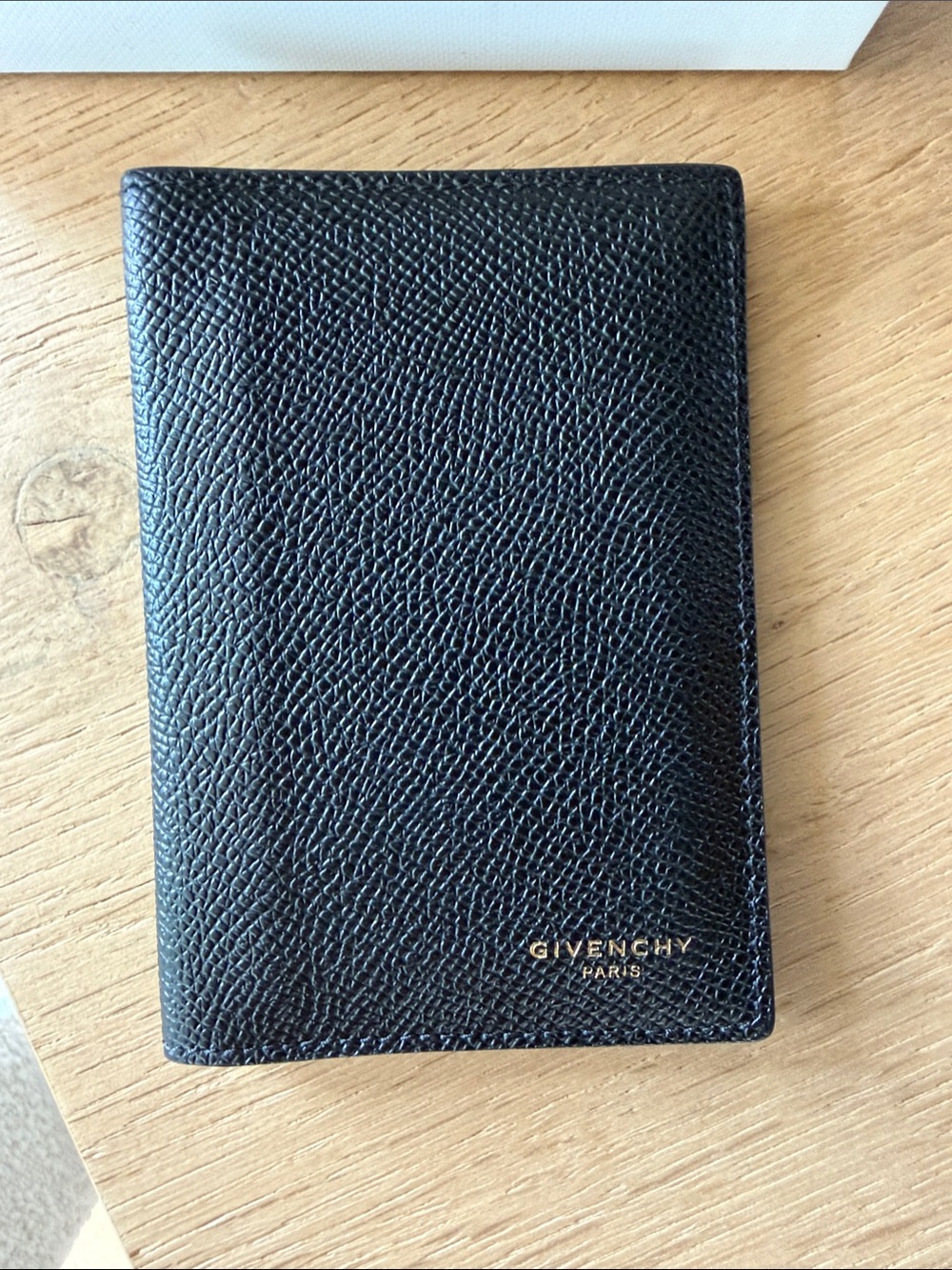 Givenchy Black Textured Leather Card Holder